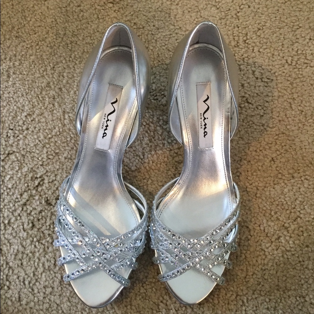 Silver Fancy Shoes