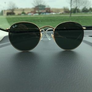 Rayban round metal sunglasses