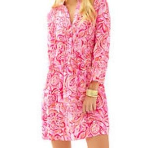Lilly Pulitzer Sarasota dress pink pout XL NWT