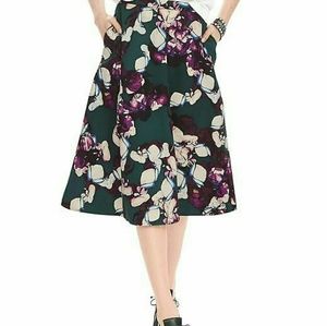 Banana Republic floral skirt size 8