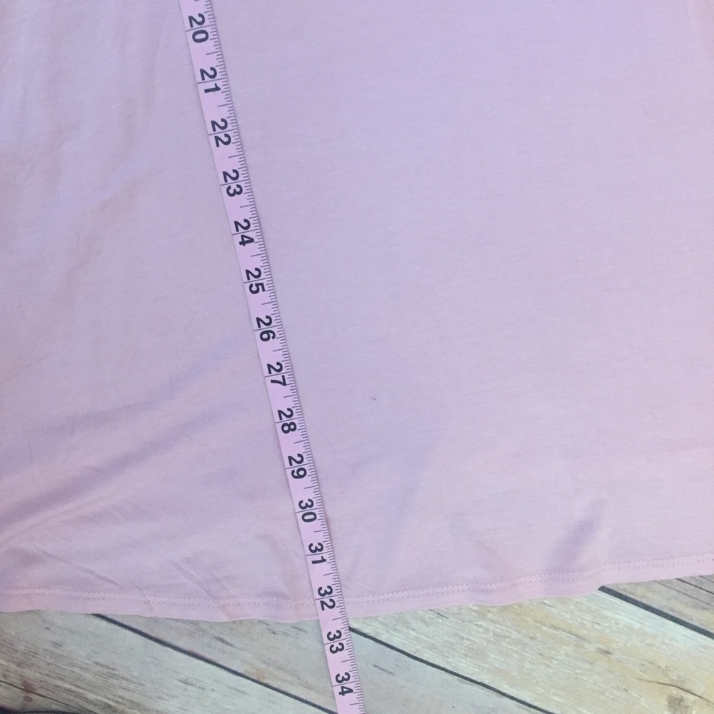 Last 1!!! 2X-3X Criss Cross Neckline Top - Blush - Picture 5 of 6