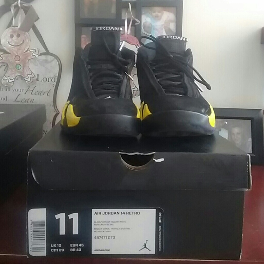 Air jordan 14 retro thunder