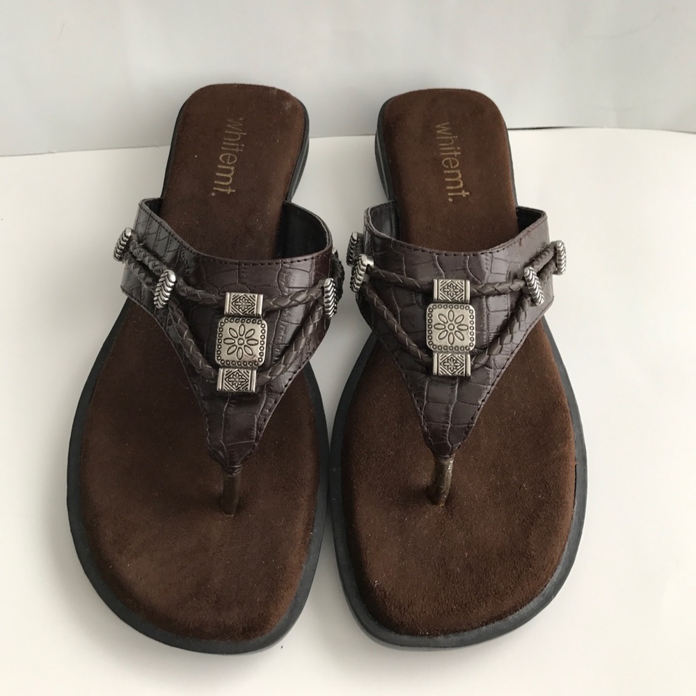 WHITENT. Sandals new never worn