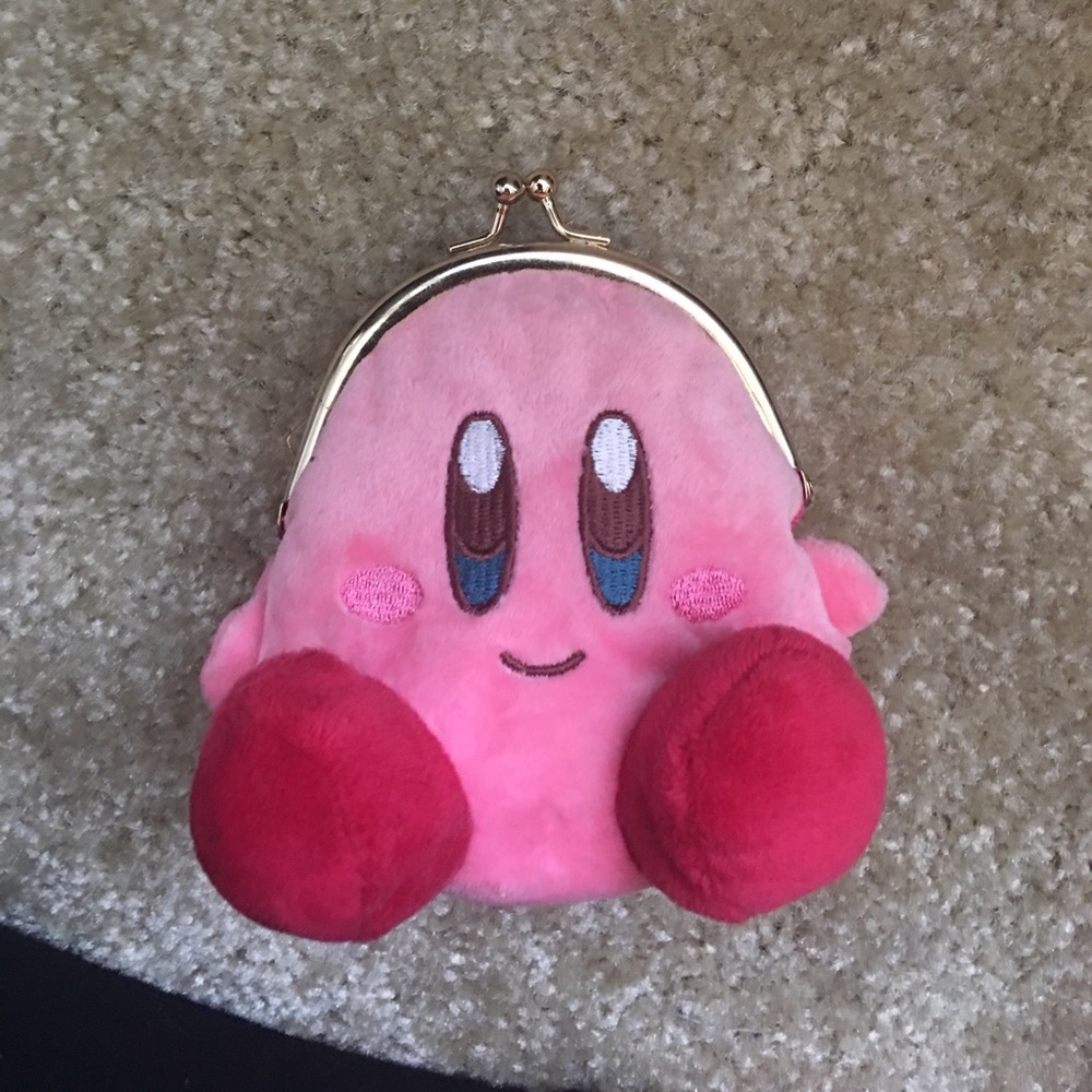 Kirby plush coin purse