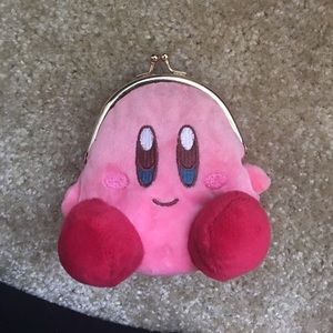 Kirby plush coin purse