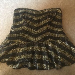 Lane Bryant sequin peplum