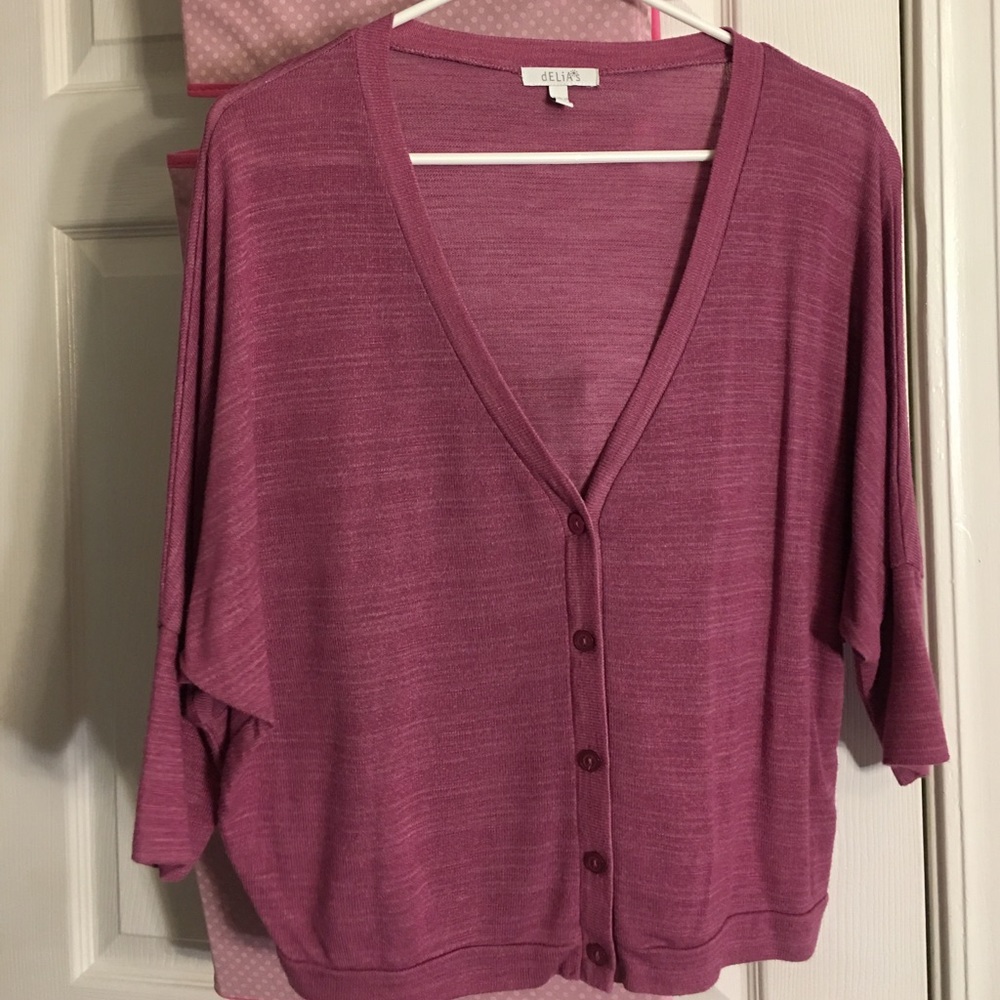Purple Cardigan