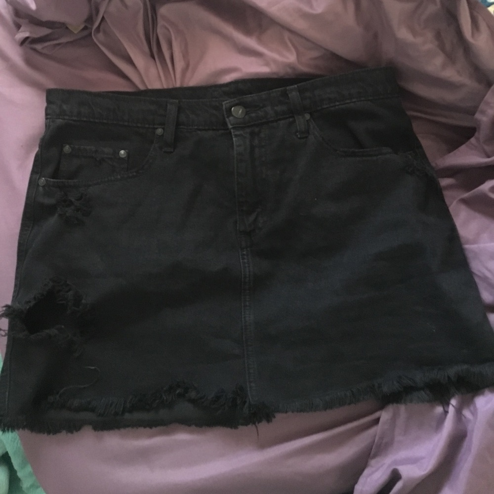 NOBODY Faith Black Jean Skirt- Bloomingdales 29