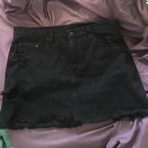 NOBODY Faith Black Jean Skirt- Bloomingdales 29