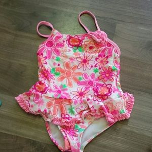 Size 5 girls one piece bathing suit