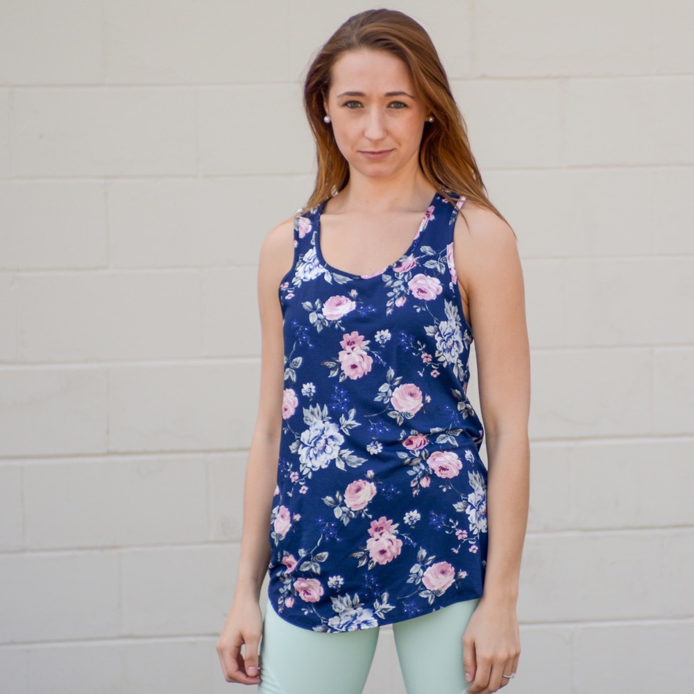 SOLD OUT! Floral Racerback Tank