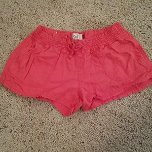 Coral shorts