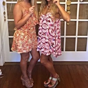 Show me your Mumu geometric pattern dress