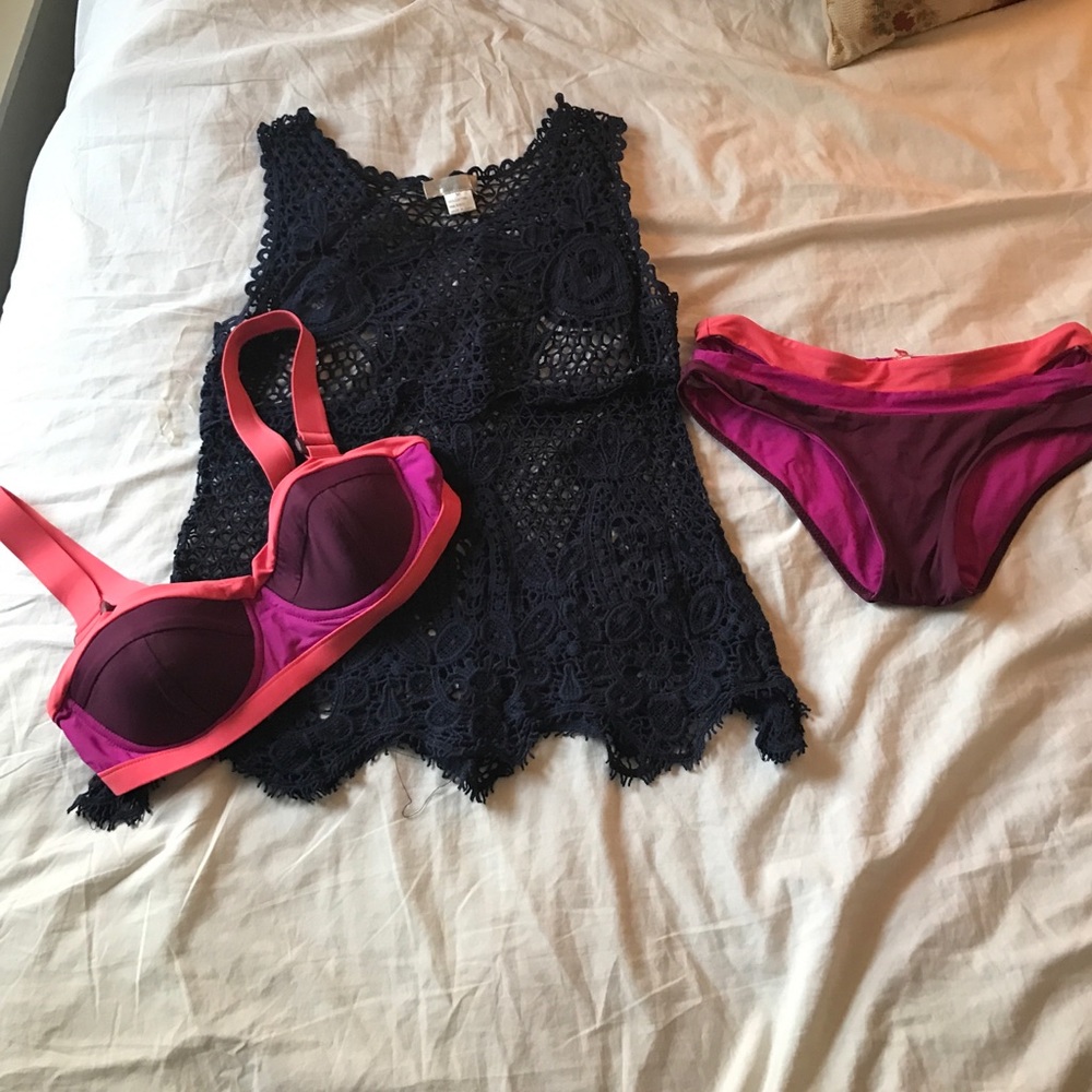 Crochet top/coverup by Ravi Khosla