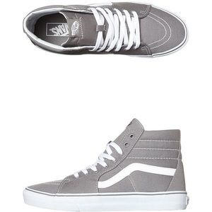 Light grey sk8 hi vans