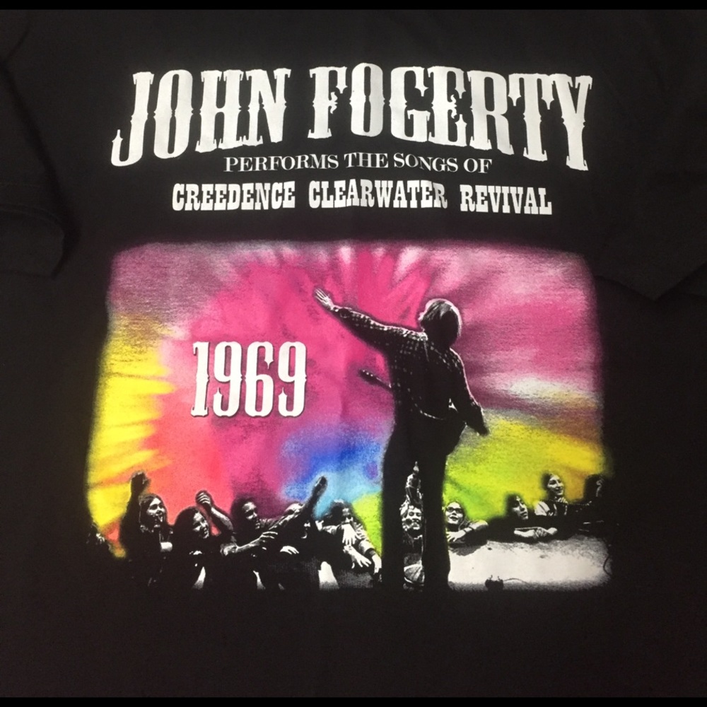 John Fogerty Black T Shirt