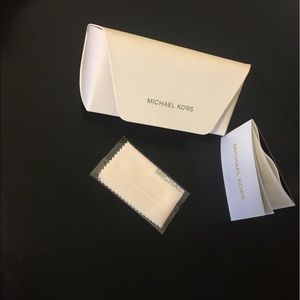 Michael Kors Sunglasses Case with dust wipe