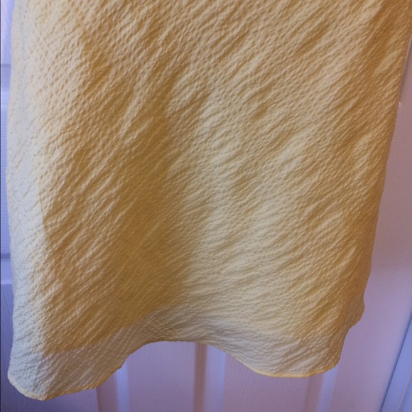 J. crew yellow strapless dress size P4 - Picture 3 of 8