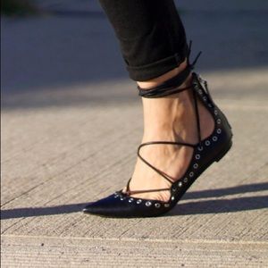 Zara Shoes - Zara lace-up flats Zara Shoes - Zara lace-up flats