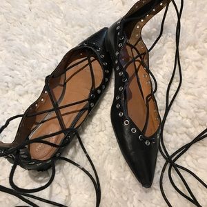Zara Shoes - Zara lace-up flats Zara Shoes - Zara lace-up flats