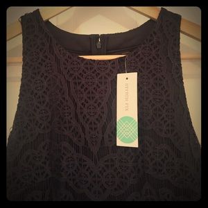 Brand New Brixon Ivy Slate blue lace dress