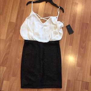 Flirty Guess Color Block Dress