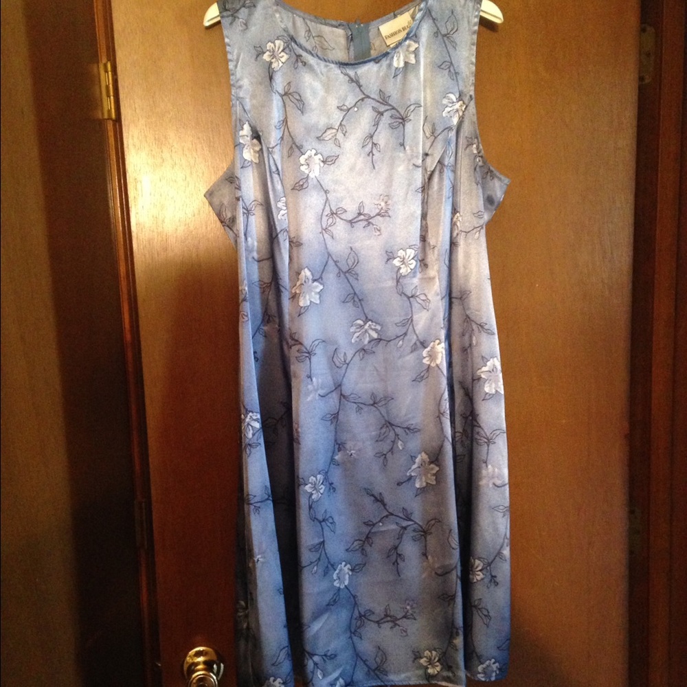 Fashion Bug Blue Floral Dress