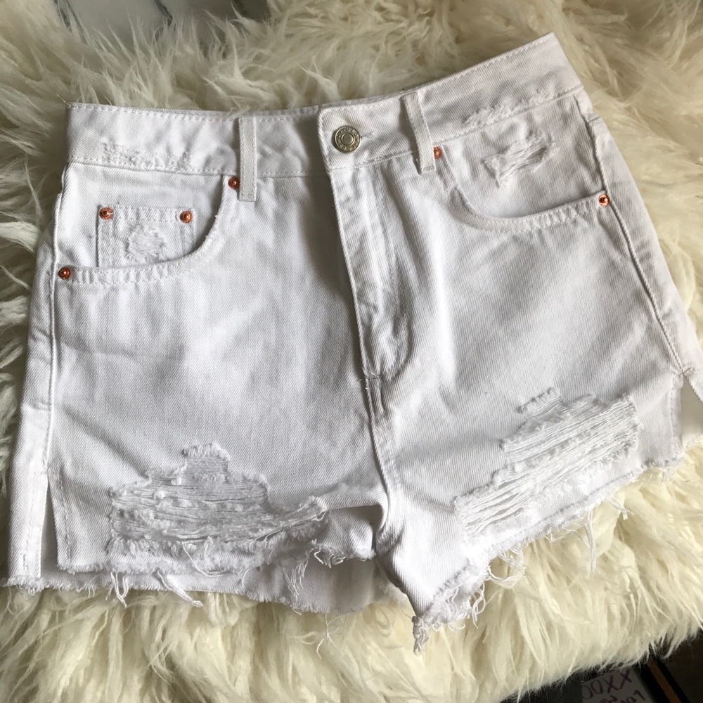 Topshop Mom High Waisted Shorts