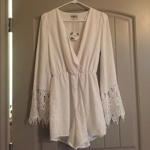 Sabo white romper!