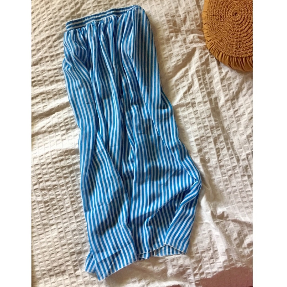 American Apparel Long Striped Skirt