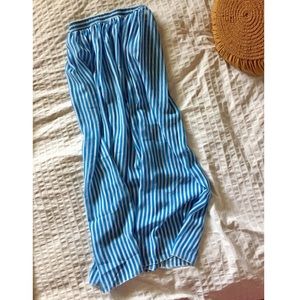 American Apparel Long Striped Skirt