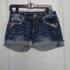 Denim shorts