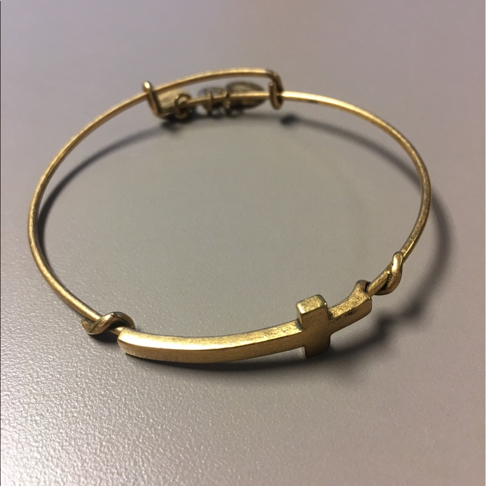 Alex & Ani Horizontal Cross Bangle