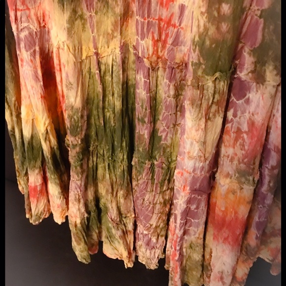 Long Multicolored Skirt (free size) - Picture 5 of 6