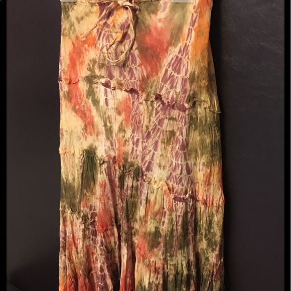 Long Multicolored Skirt (free size) - Picture 2 of 6