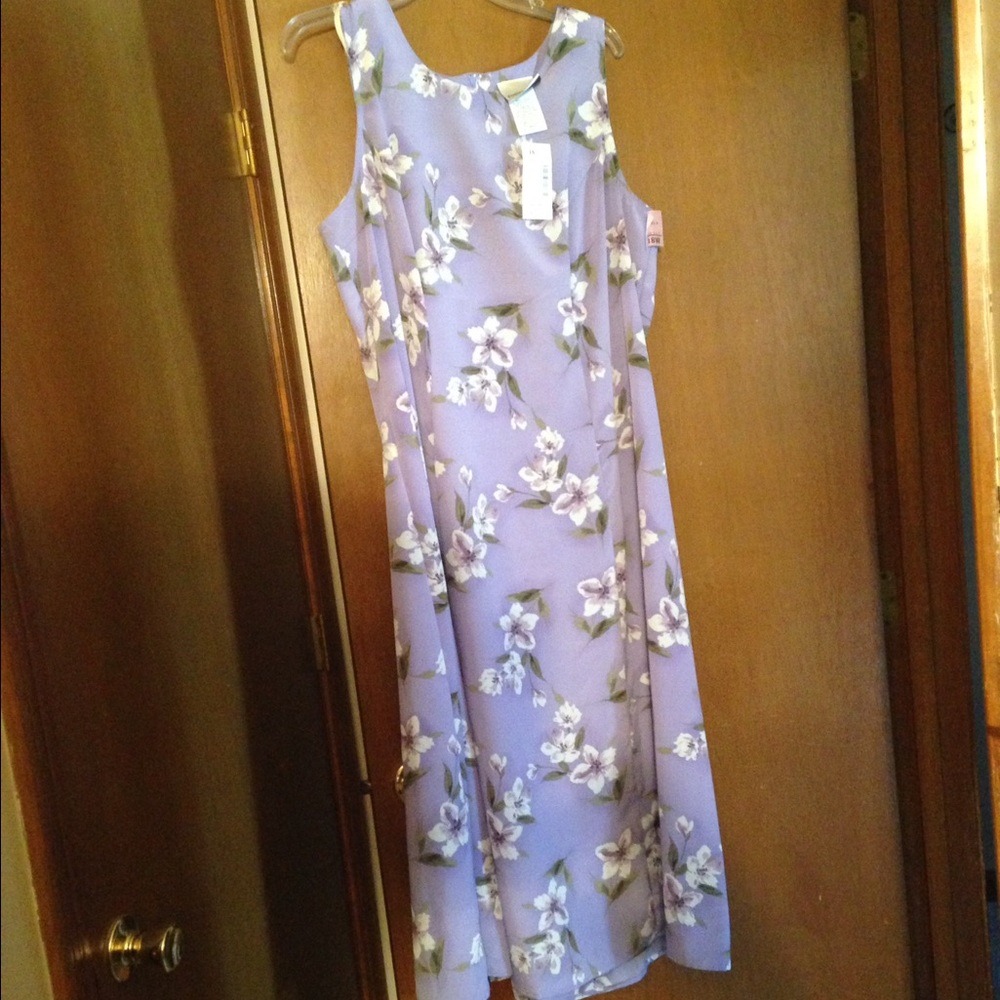 Fashion Bug Lavender Floral Dress