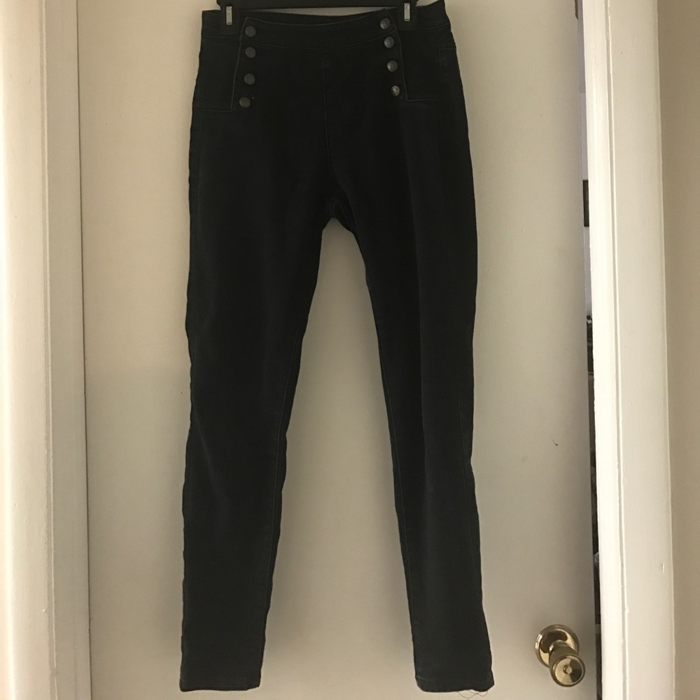 Black high waisted skinny jeans