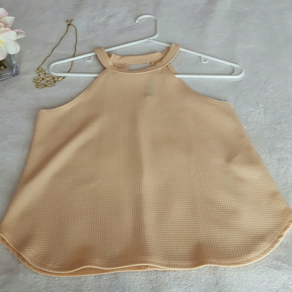 Peachy pink top