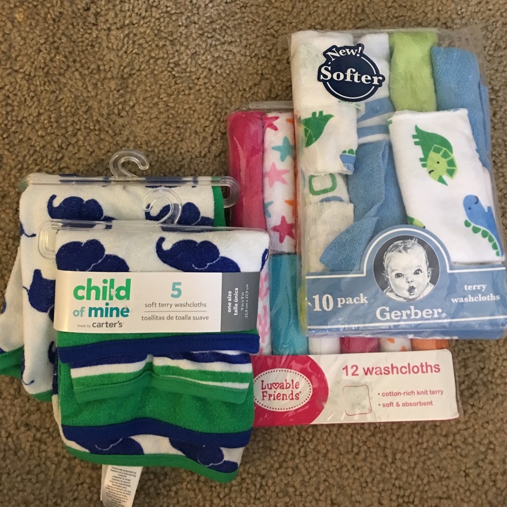Baby washcloths Bundle