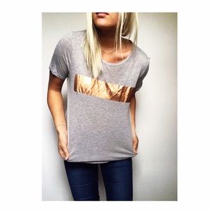 Obsessed gold foil tshirt