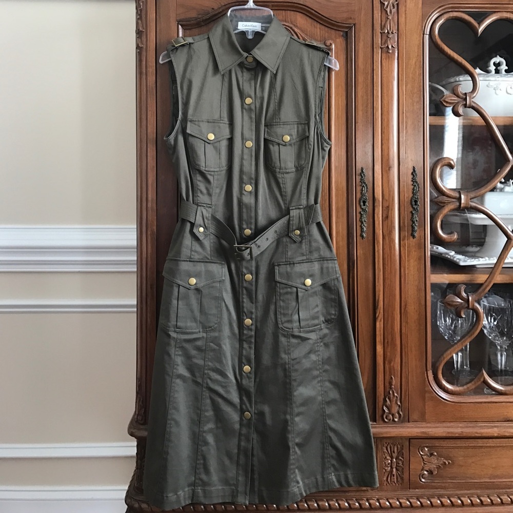 Calvin Klein Safari dress