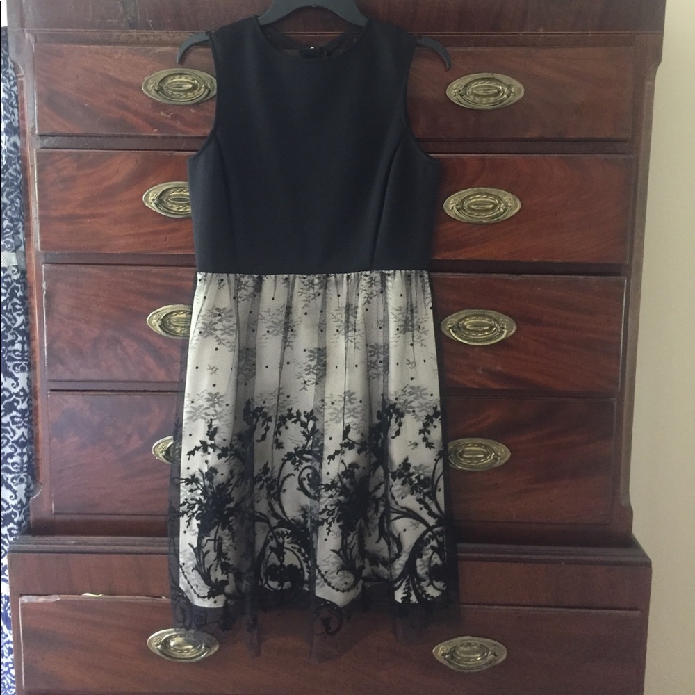 Tulle skirt cocktail dress