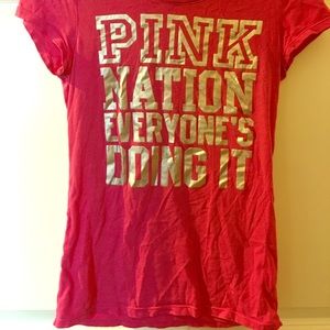 Pink t-shirt