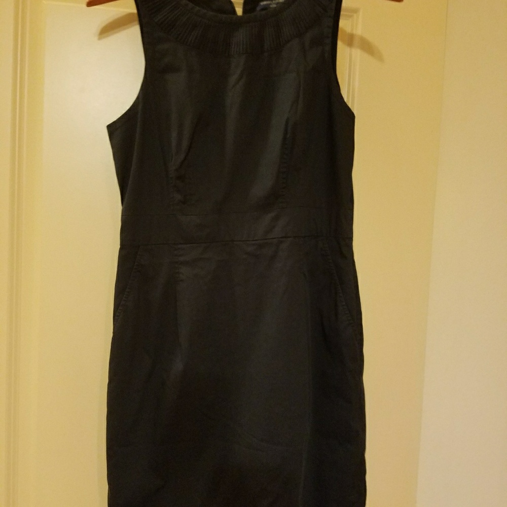 Black lines summer dress