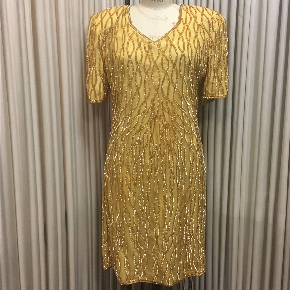 1980's sequined dress