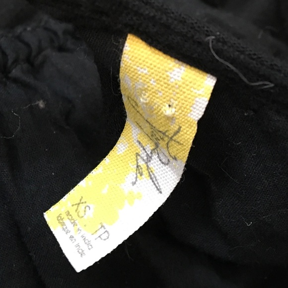 FREE PEOPLE Black Embroidered Gypsy Mini Dress - Picture 5 of 5