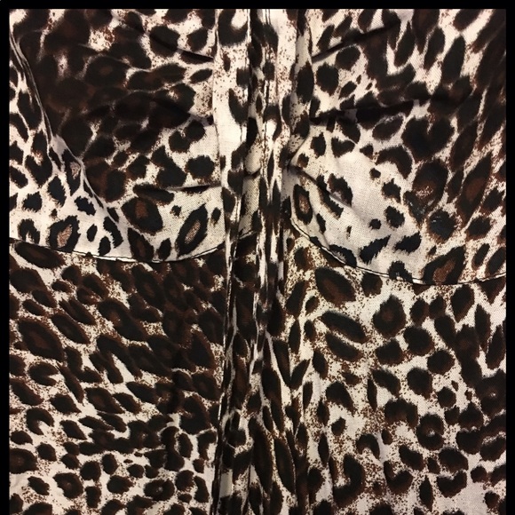 Sweet Lady Cheetah Jagged Cut midi Dress - Picture 2 of 3