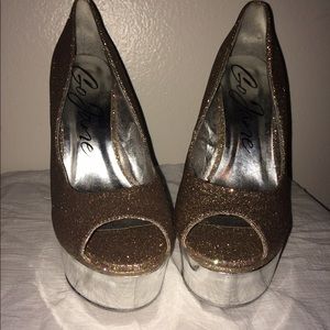 Go Jane Glitter Wedges