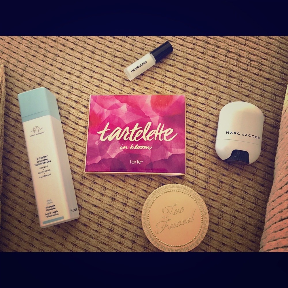 TarteTooFacedHourglassMarcJacobsDrunk Elephant