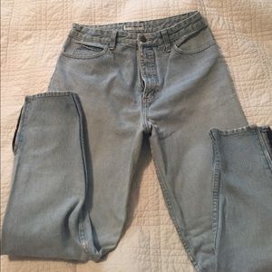 Vintage Jeans, zippers at ankle.